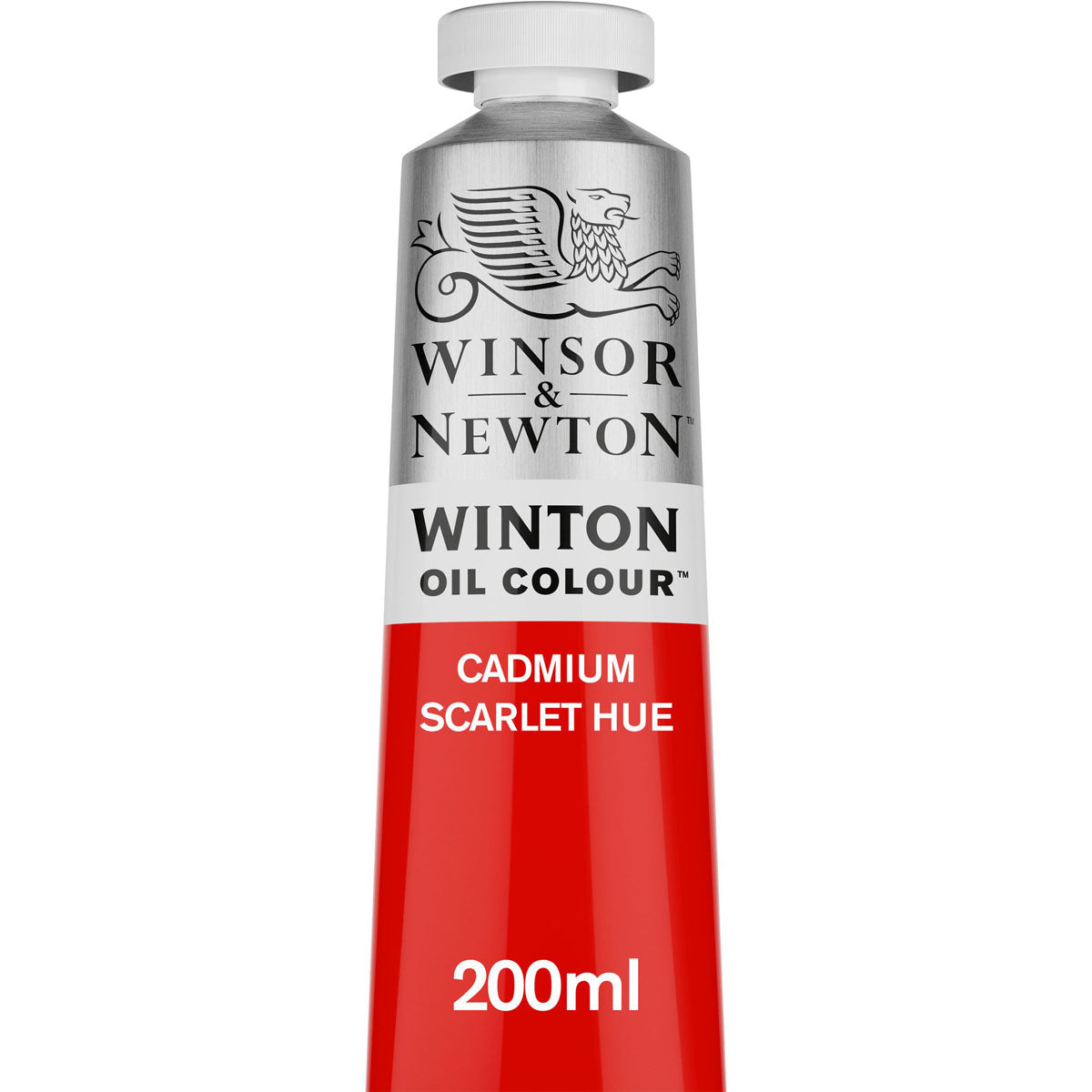 W&N Winton Oil Colour 200ml Cadmium Scarlet Hue
