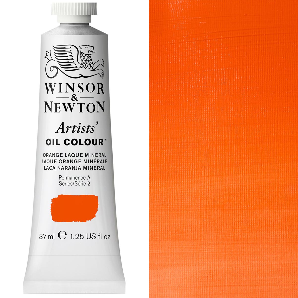 Winsor & Newton Artists' Oil Colour 37ml — Orange Laque Mineral