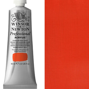 Winsor & Newton Professional Acrylic 60ml - Cadmium Red Light