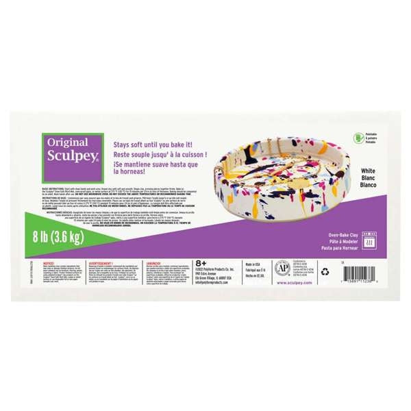 Sculpey Original Polymer Clay – White, 8lb