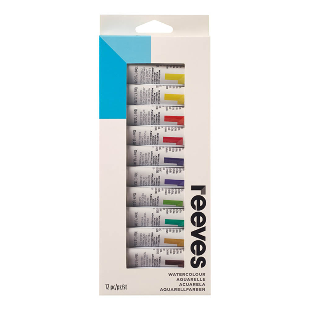 Reeves Fine Watercolour 10ml x 12 Tube Set