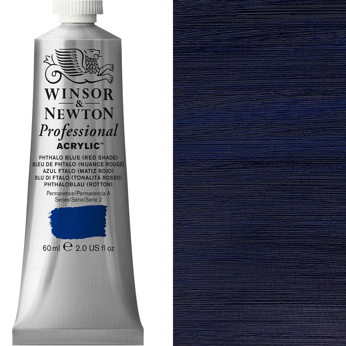 Winsor & Newton Professional Acrylic 60ml - Phthalo Blue Red Shade