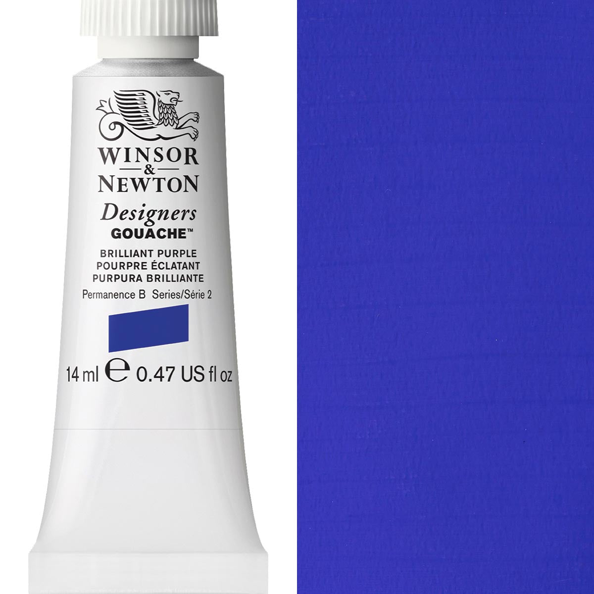 Winsor & Newton Designers' Gouache 14ml - Brilliant Purple