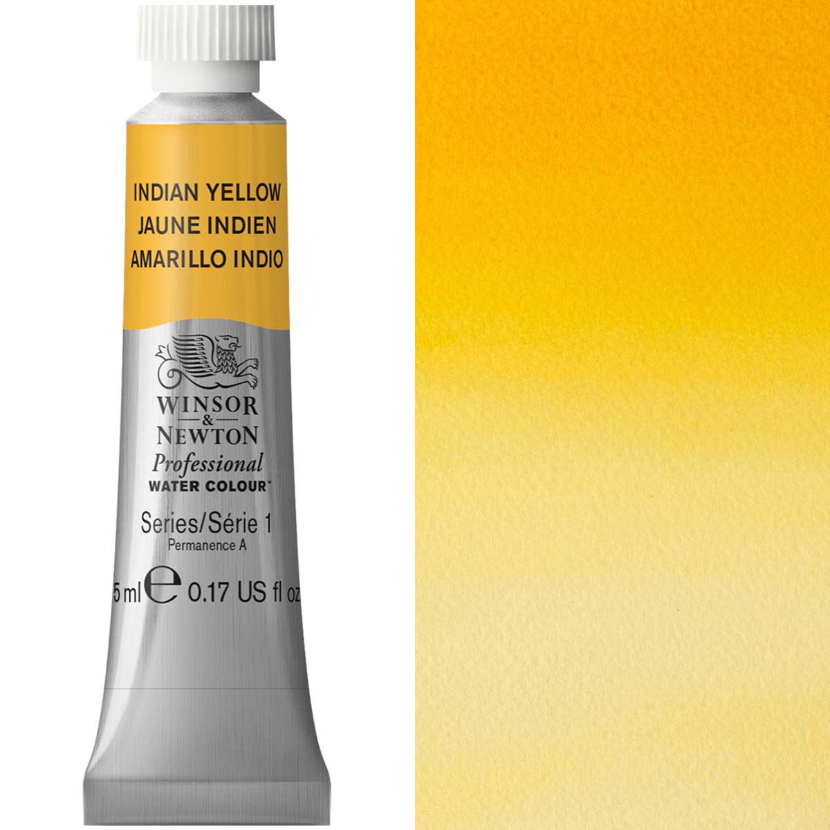 Winsor & Newton Professional Watercolour 5ml — Indian Yellow