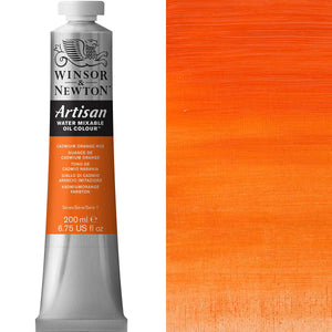 Winsor & Newton Artisan Water Mixable Oil 200ml — Cadmium Orange Hue