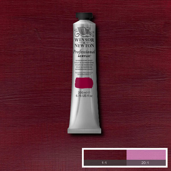 Winsor & Newton Professional Acrylic 200ml — Quin Violet