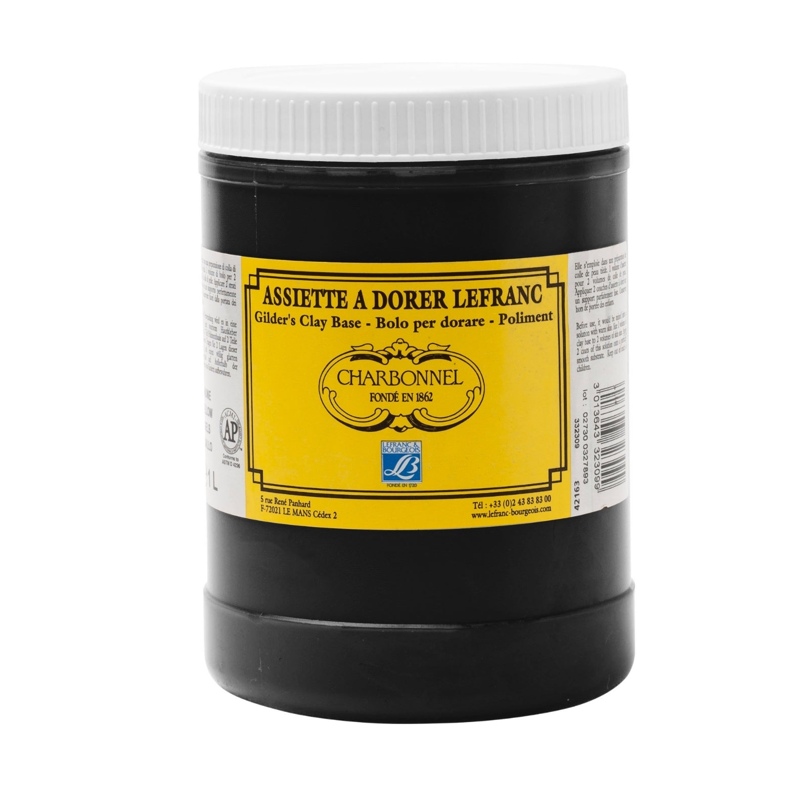 Charbonnel 1 Litre Black Gilders Clay