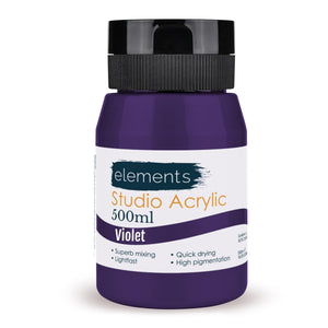 Elements Artists Acrylic 500ml — Violet