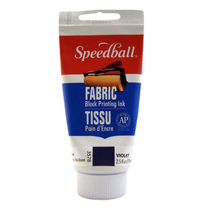 Speedball Fabric Block Printing Ink 75cc (2.5oz) - Violet