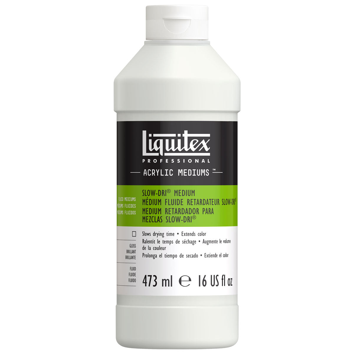 Liquitex Slow-Dri Blending Fluid Retarder — 473ml