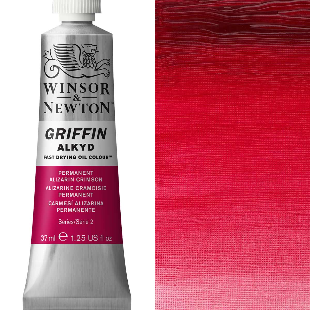 Winsor & Newton Griffin Alkyd Oil - Permanent Alizarin Crimson