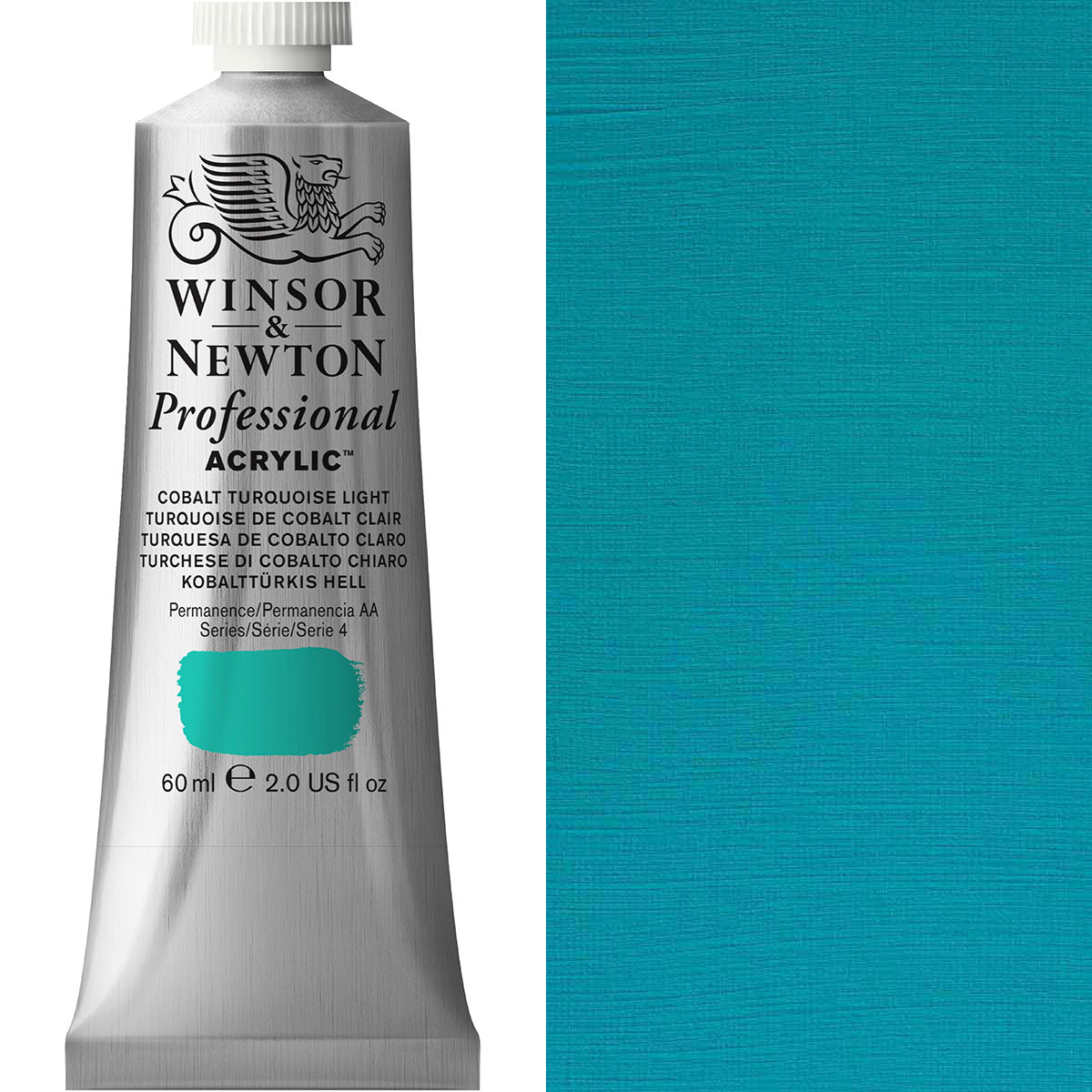 Winsor & Newton Professional Acrylic 60ml - Cobalt Turquoise Light