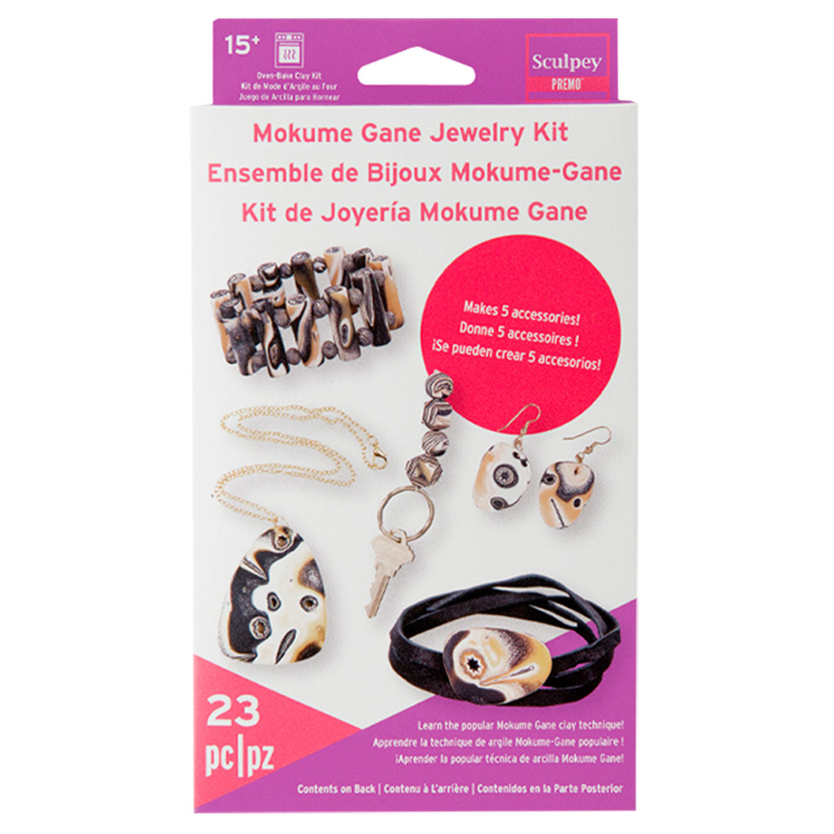 Sculpey Premo Mokume Gane Jewellery Kit