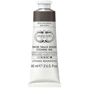 Charbonnel Etching Ink 60ml Raw Sepia S2