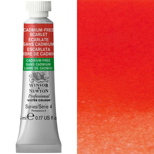 Winsor & Newton Professional Watercolour 5ml — Cadmium-Free Scarlet