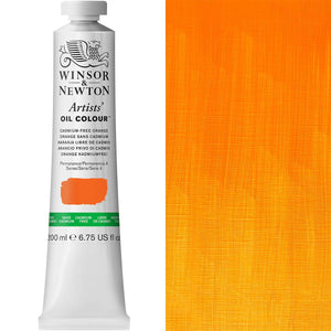 Winsor & Newton Artists' Oil Colour 200ml - Cadmium-Free Orange