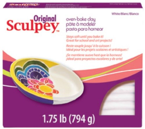 Sculpey Original Polymer Clay – White, 2lb