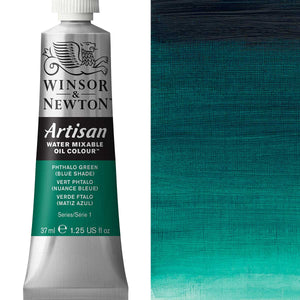 Winsor & Newton Artisan Water Mixable Oil 37ml - Phthalo Green Blue Shade