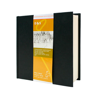 Hahnemuhle D and S Square Sketchbook 19.5cm Black