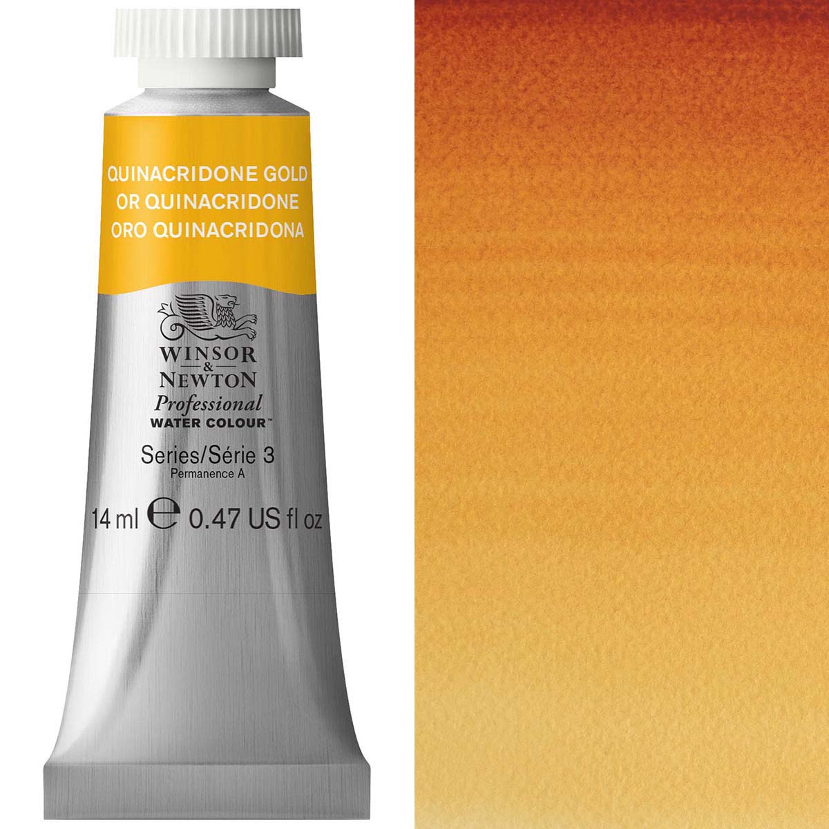 Winsor & Newton Professional Watercolour 14ml — Quinacridone Gold