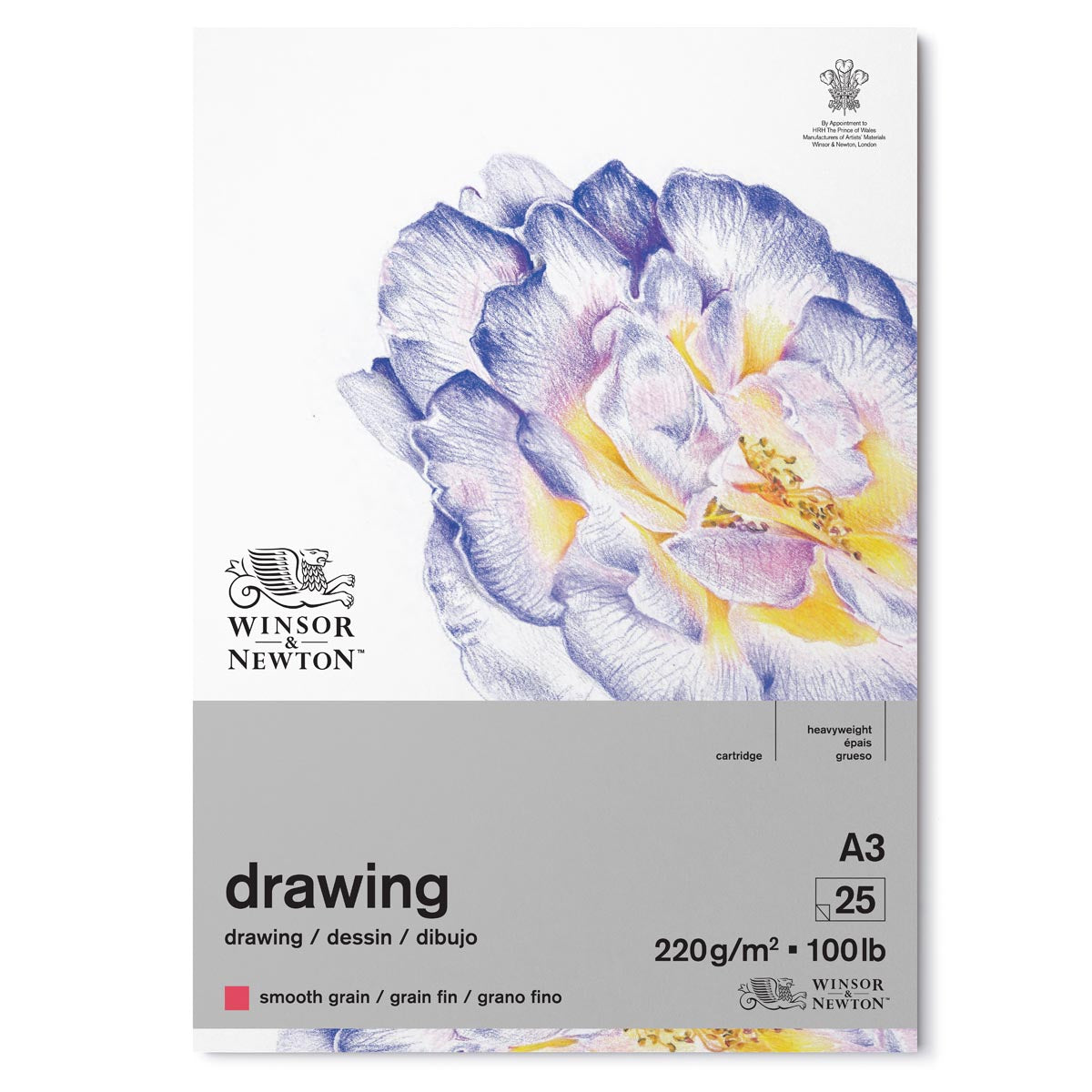Winsor & Newton Smooth Grain Cartridge Pad 220 — A3