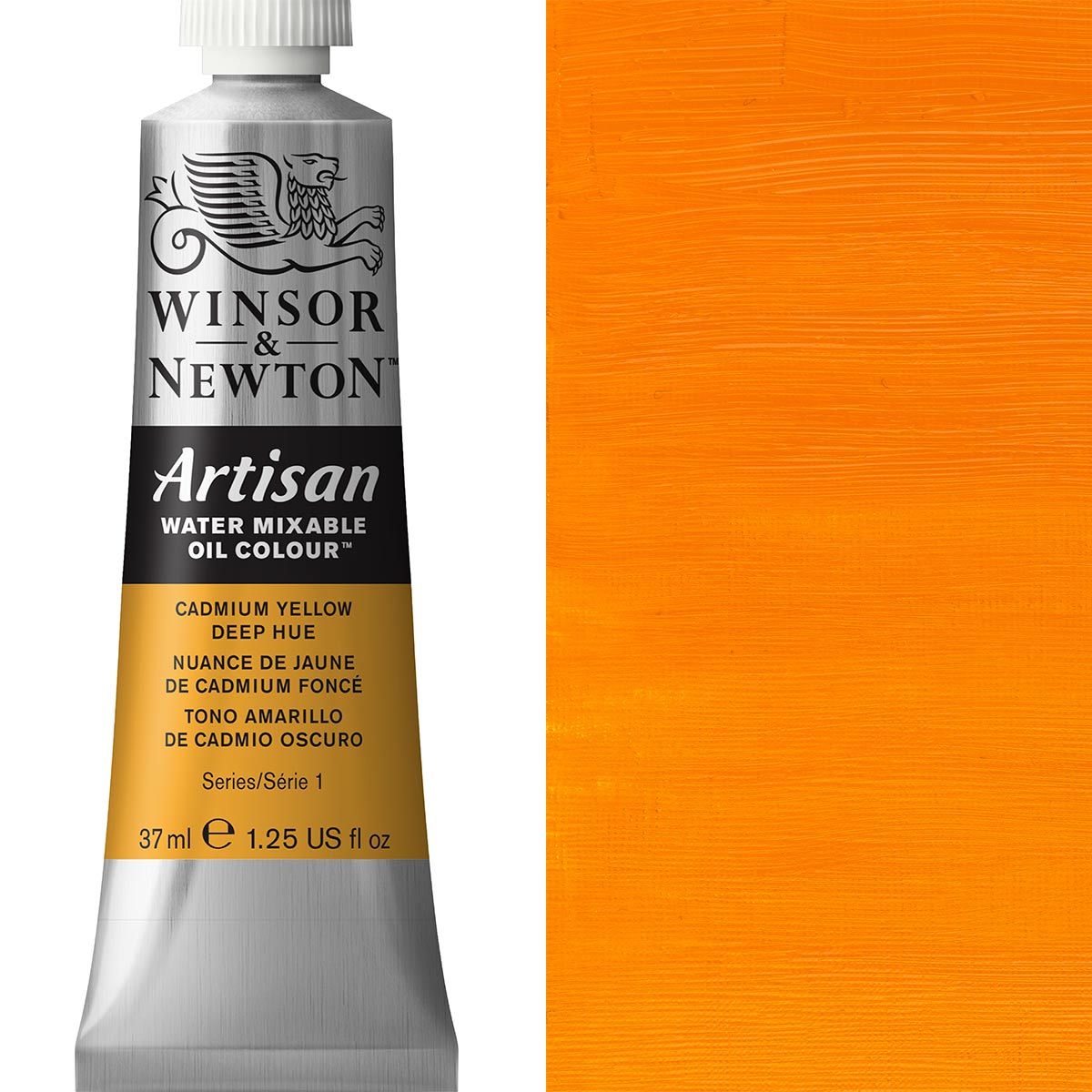 Winsor & Newton Artisan Water Mixable Oil 37ml - Cadmium Deep Yellow