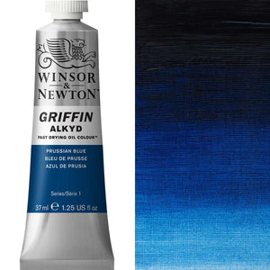 Winsor & Newton Griffin Alkyd Oil - Prussian Blue