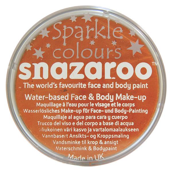 Snazaroo Sparkle 18ml Face Paint — Orange