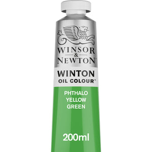 W&N Winton Oil Colour 200ml Phthalo Yellow Green
