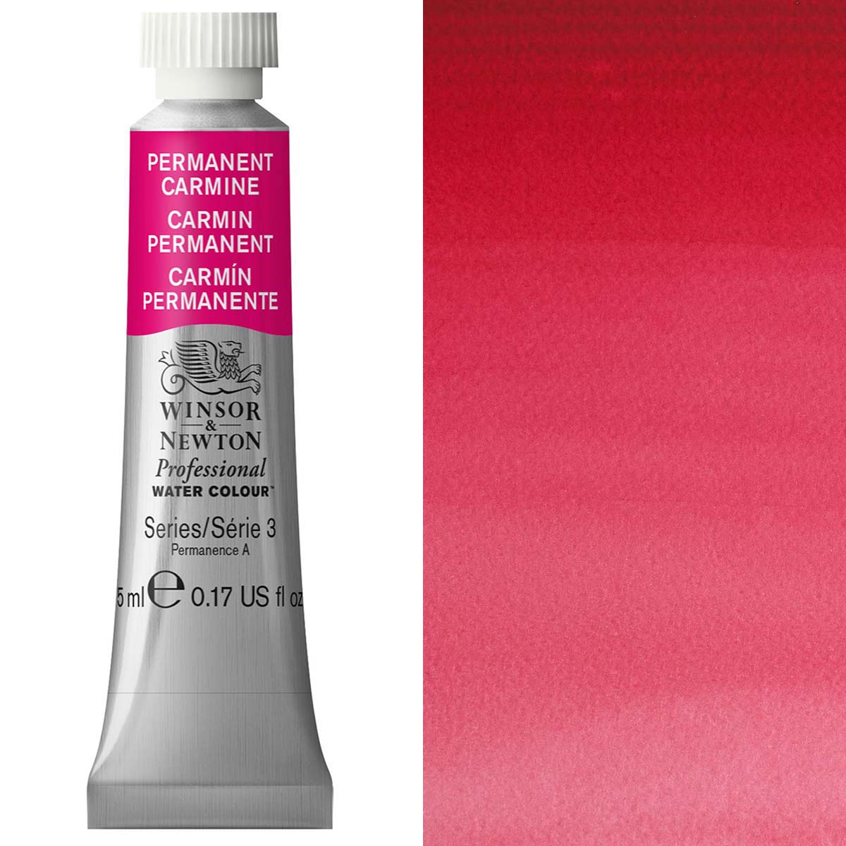 Winsor & Newton Professional Watercolour 5ml — Permanent Carmine