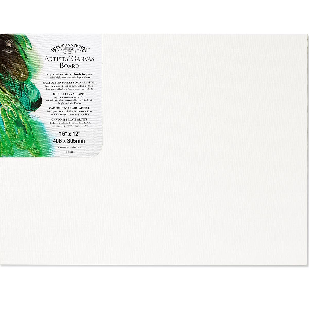 Winsor & Newton Canvas Board Pack of 3 — 16 x 12in