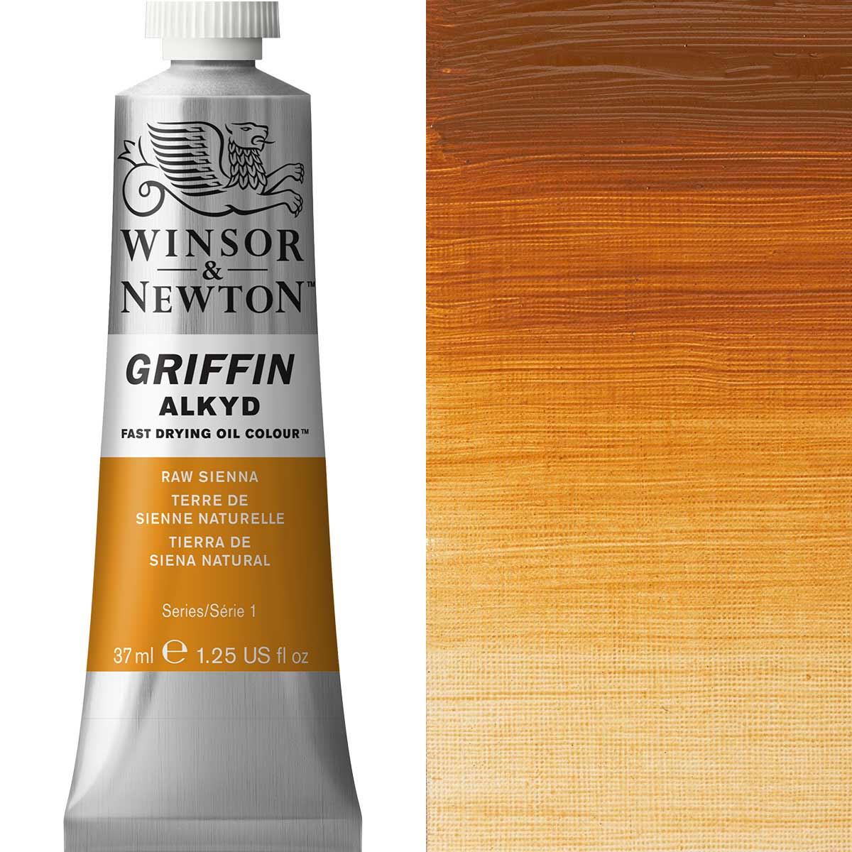 Winsor & Newton Griffin Alkyd Oil - Raw Sienna