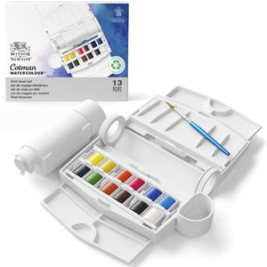 W&N Cotman Watercolours Field Plus 12 Set