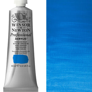 Winsor & Newton Professional Acrylic 60ml - Cerulean Blue