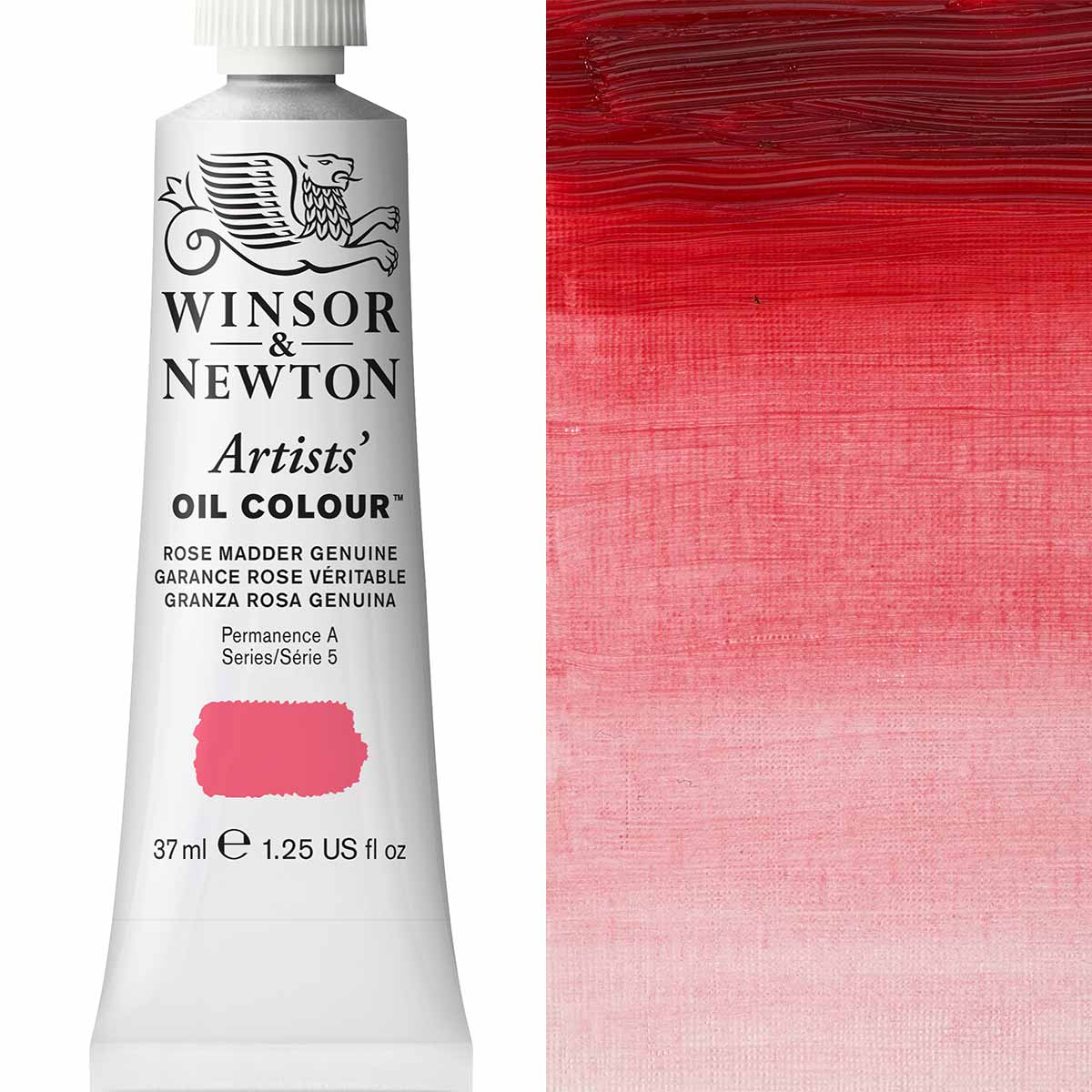 W&N Artists' Oil Colour 37ml Rose Madder Genuine