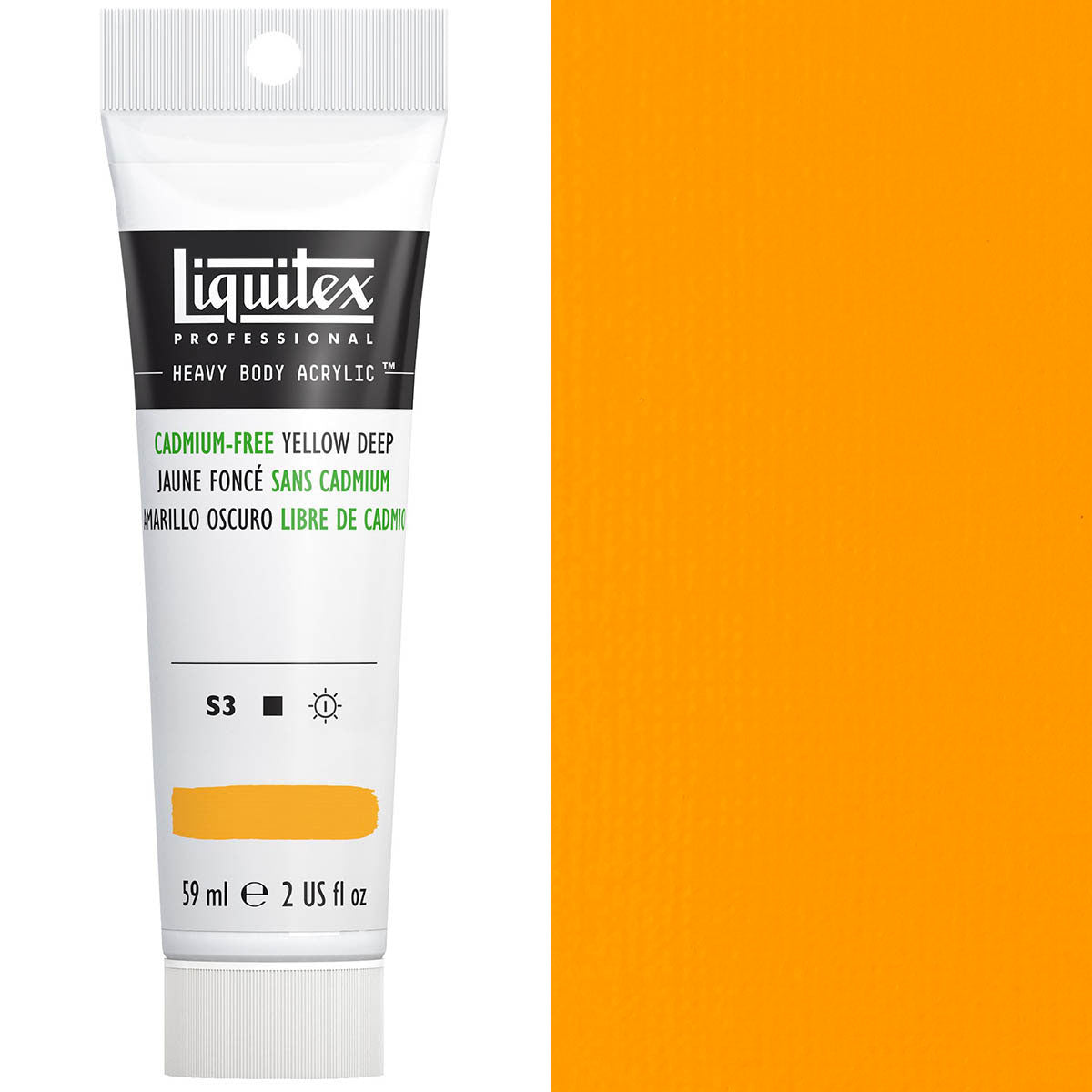 Liquitex Heavy Body Acrylic Cadmium-Free 59ml — Yellow Deep