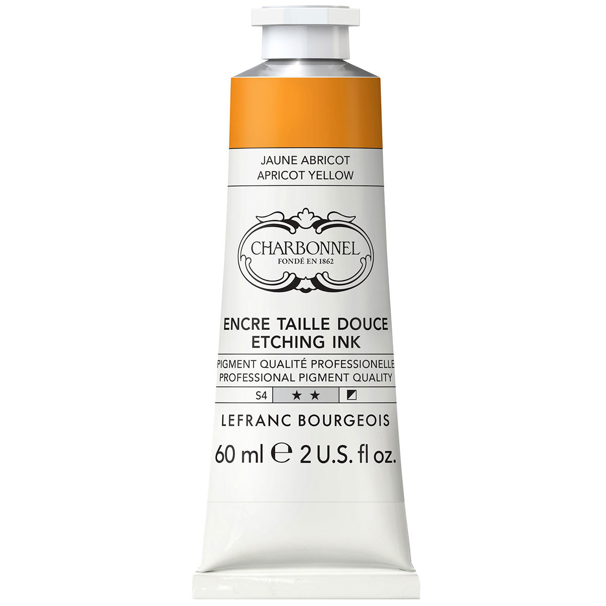 Charbonnel Etching Ink 60ml Apricot Yellow S4