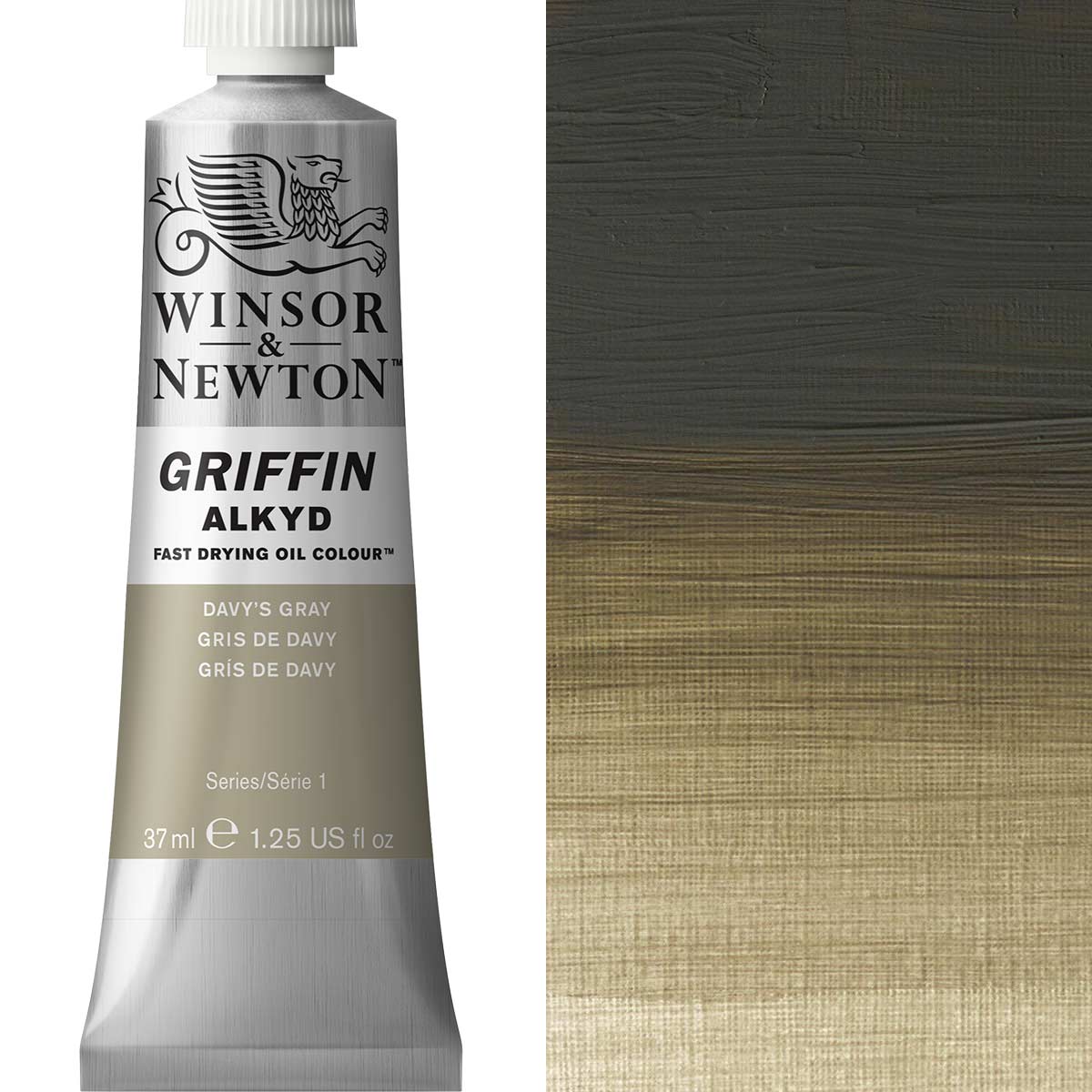 Winsor & Newton Griffin Alkyd Oil - Davy's Grey