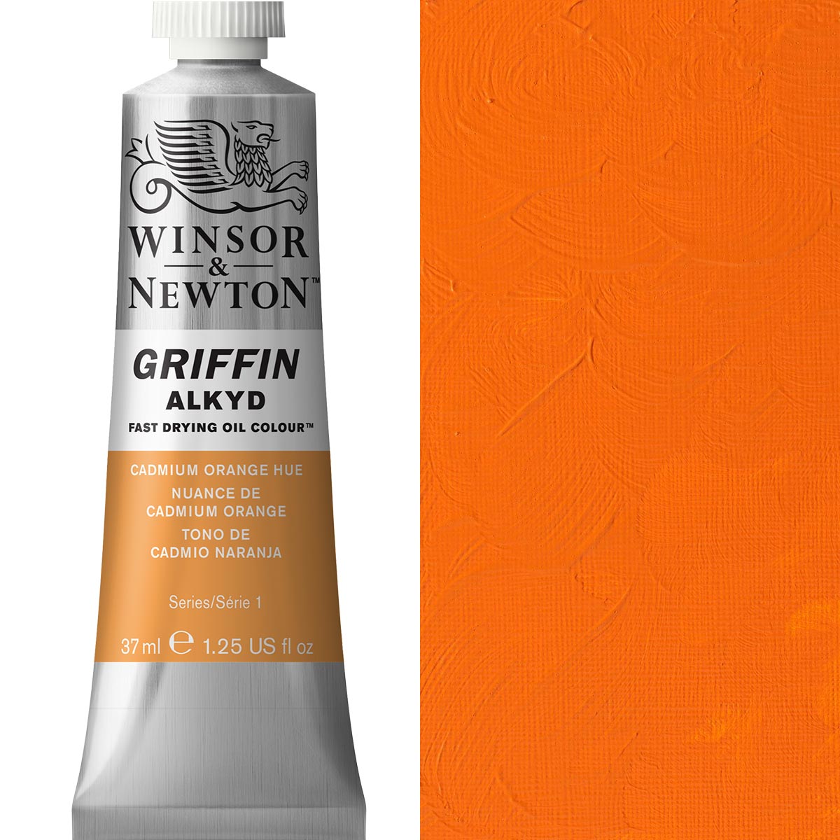 Winsor & Newton Griffin Alkyd Oil - Cadmium Orange
