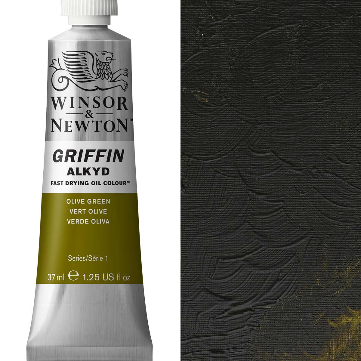Winsor & Newton Griffin Alkyd Oil - Olive Green