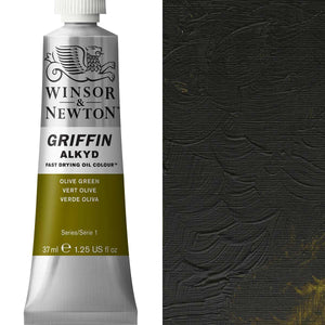 Winsor & Newton Griffin Alkyd Oil - Olive Green