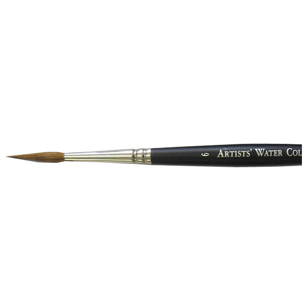 Winsor & Newton Series 7 Sable Watercolour Brush — Pointed Round Size 6