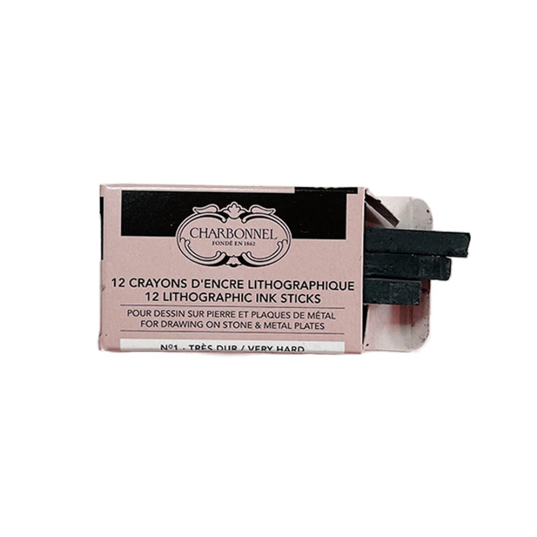 Charbonnel Lithography Crayons No. 1 Hard Box of 12