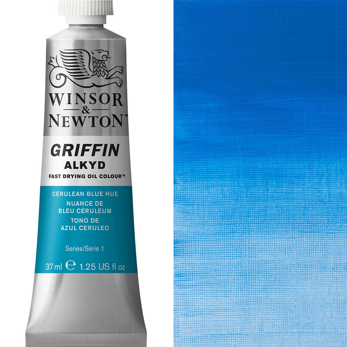 Winsor & Newton Griffin Alkyd Oil - Cerulean Blue