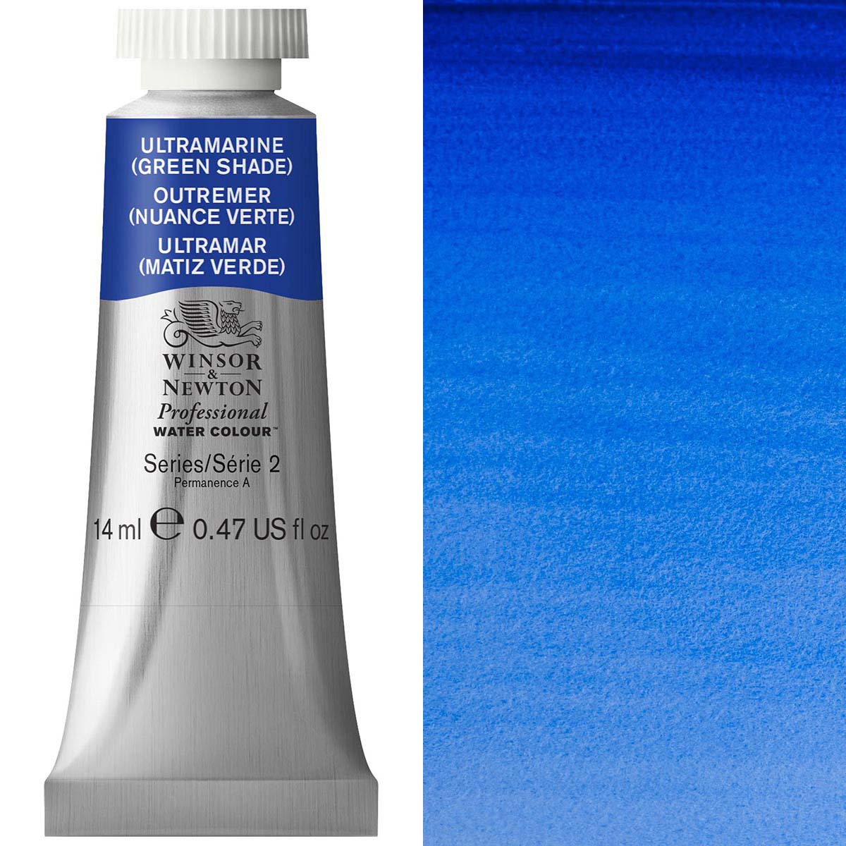 Winsor & Newton Professional Watercolour 14ml Tube — Ultramarine Green Shade