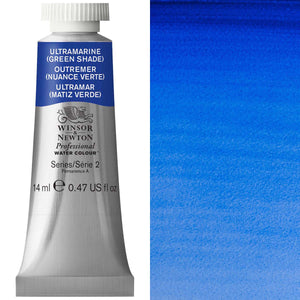 Winsor & Newton Professional Watercolour 14ml Tube — Ultramarine Green Shade