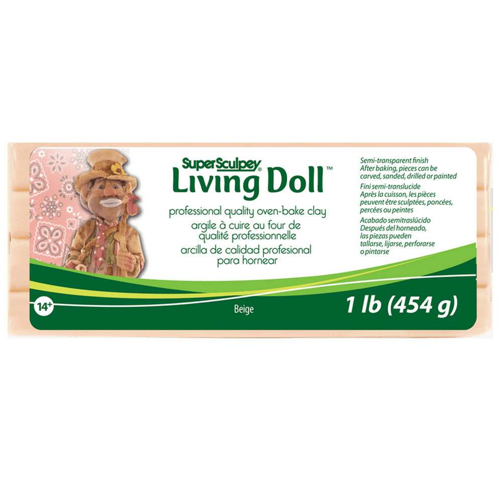 Super Sculpey Living Doll – Baby, 1lb