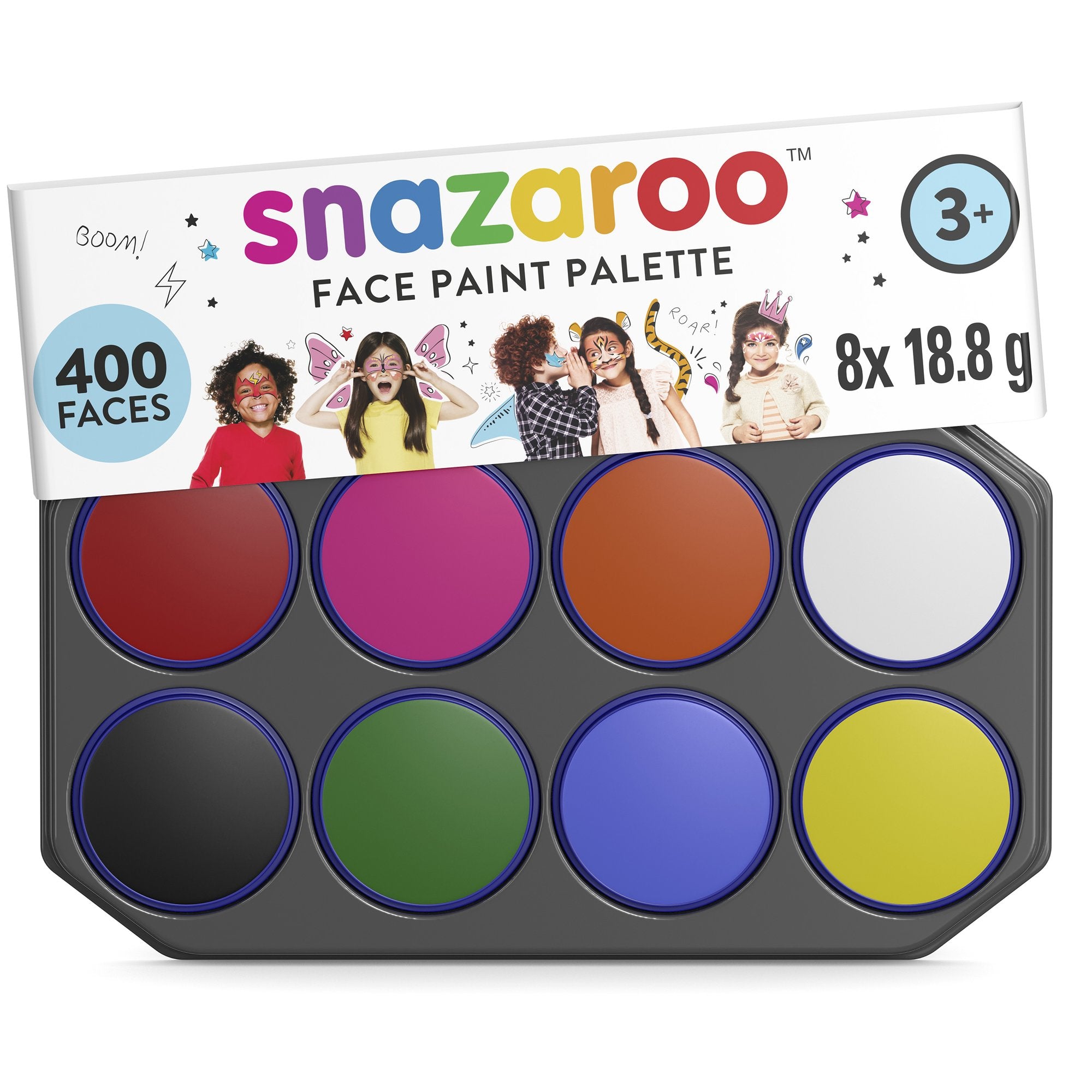 Snazaroo 18ml Professional Palette Kit — 8 Colours