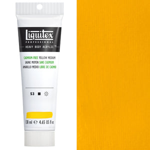Liquitex Heavy Body Acrylic 138ml — Cadmium Free Yellow Medium