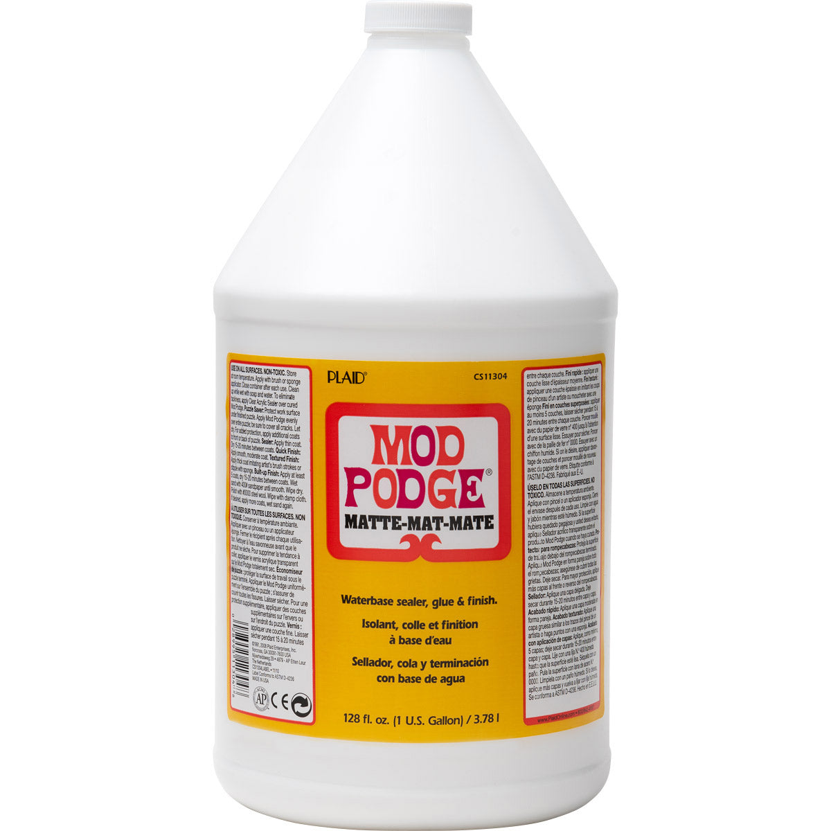 Mod Podge Matte Decoupage Medium - 1 Gallon (3.78L)